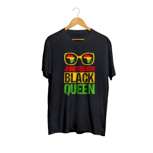 Juneteenth Black Queen Tee